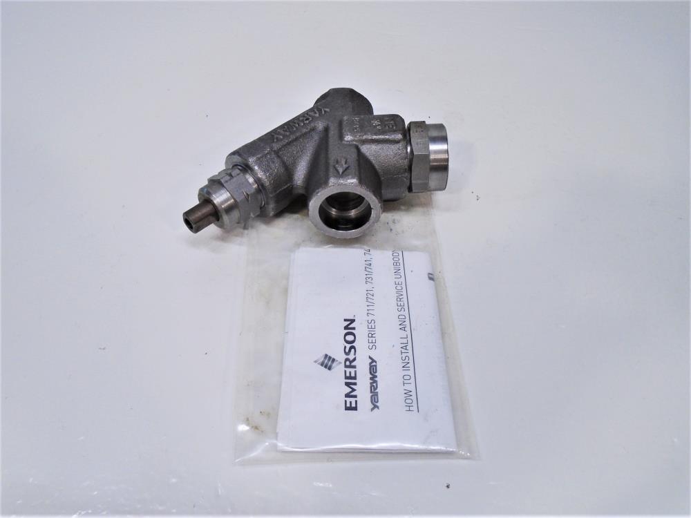 Emerson Yarway 3/4" Socket Weld Class 600 Steam Trap, 300 PSI, #751-5 ...